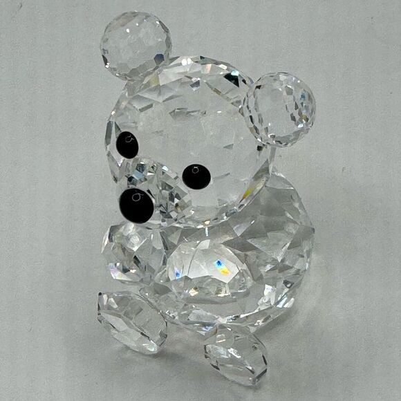 Swarovski  Crystal Sitting Teddy Bear Brilliant Faceted Figurine  7664 NR 044 - Picture 5 of 12